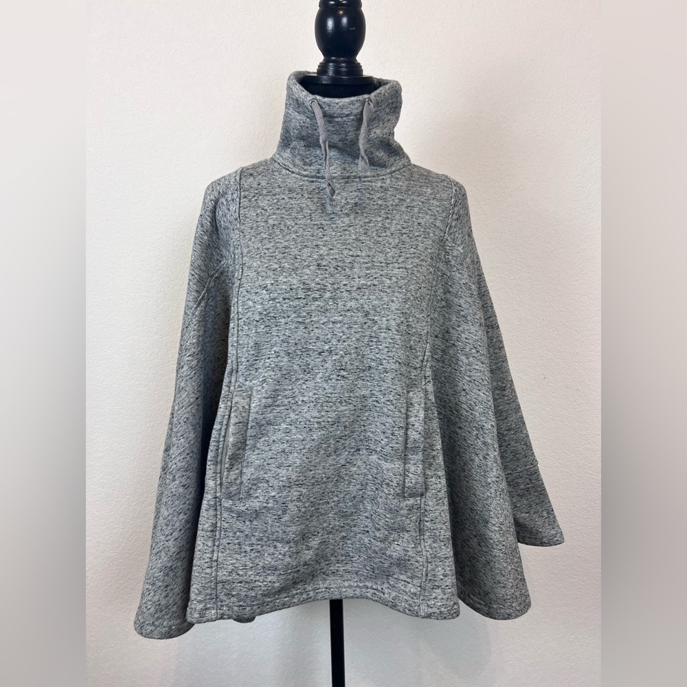 UGG Charlynne Fleece Poncho Funnel Neck Size XS/S